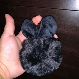 Fury bunny key chains